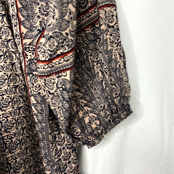 Anthropologie Vanessa Virginia Augusta Boho Blouse Size Small off the shoulder - Picture 8 of 11